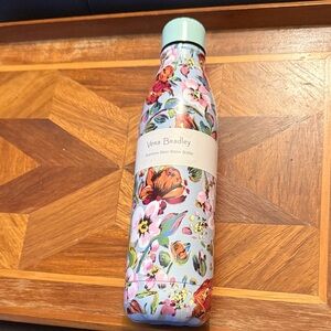 Vera Bradley Floral Stainless Steel Bottle 17 oz double wall, Sea Air Floral NWT